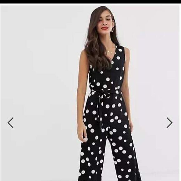 BNWT Yasnatal Polkadot Jumpsuit US4/UK8 - Picture 1 of 8